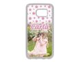 Cover Galaxy S7 in Silicone Pink stars