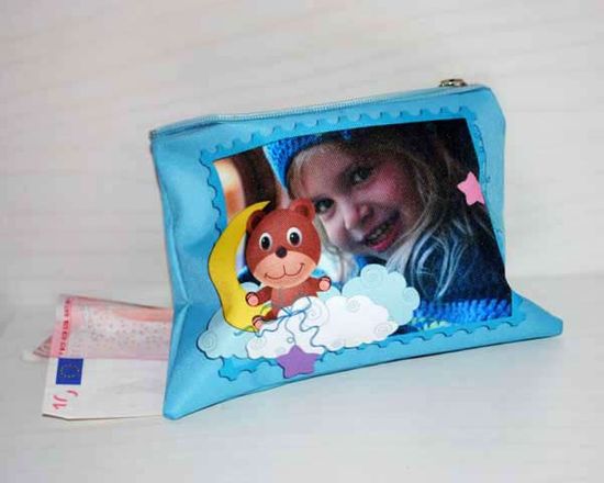 portamonete personalizzato con stampa di immagini e testi