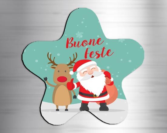 Calamita stella Buone feste
