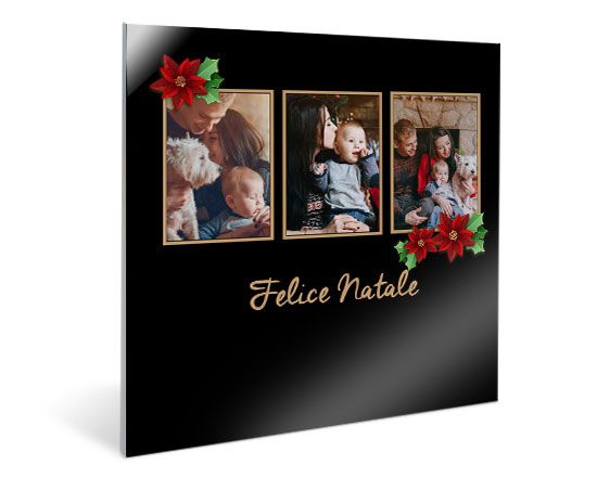 plexiglass con collage di foto