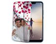 Cover trasparente Huawei P20 Glitter hearts