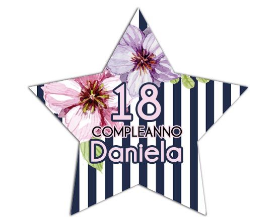 Stickers a forma di stella