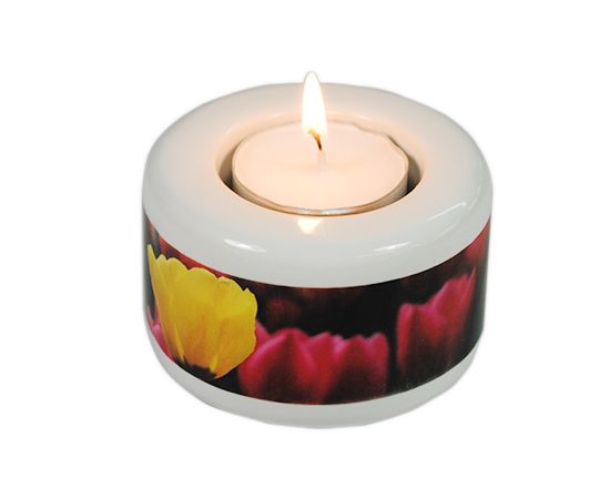 stampa foto su portacandela