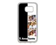 Cover Silicone Galaxy S7 Edge Dark collage
