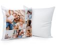 Cuscino poliestere retro bianco Collage