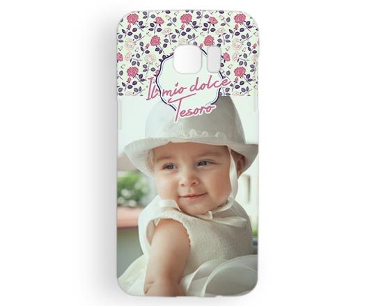Cover Galaxy s7 Edge 3D Texture di rose