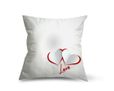 Cuscino in pile con grafica per San Valentino