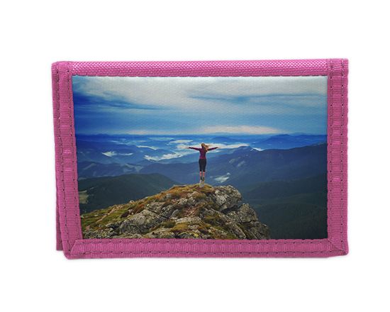 portafoglio rosa personalizzato