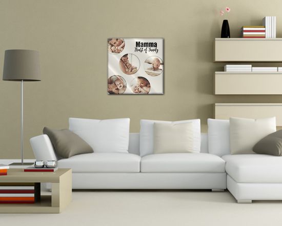 crea pannello in plexiglass collage