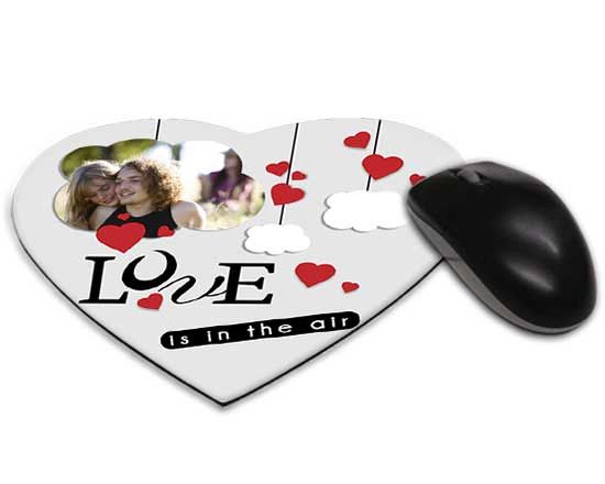 Tappetino mouse con grafica romantica