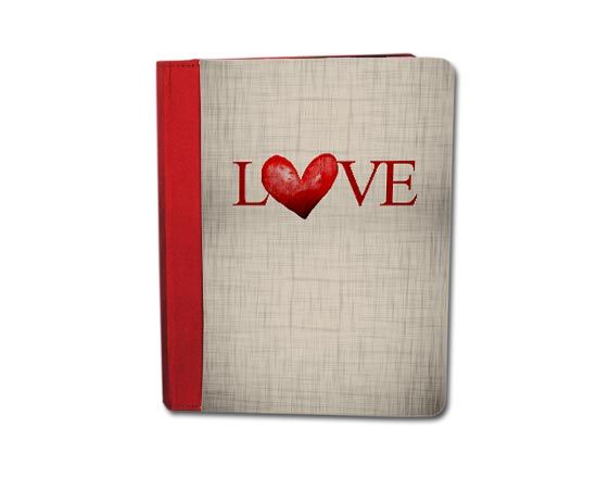 Custodia iPad con texture lino