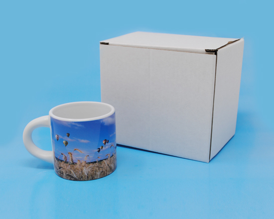 tazzine espresso personalizzata con scatolina bianca inclusa