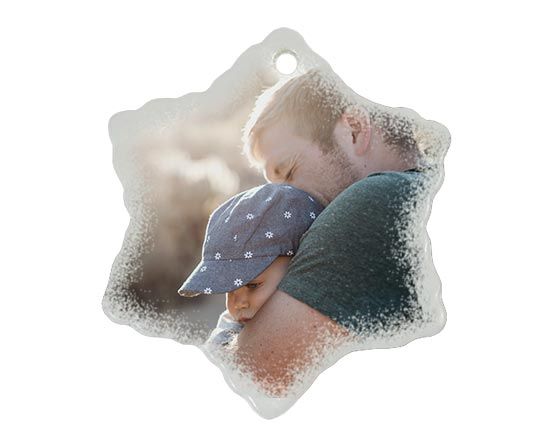 decorazione in ceramica fiocco di neve