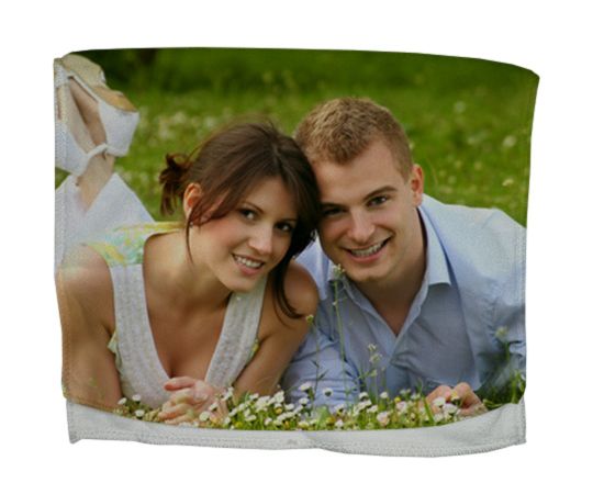 crea asciugamani ospite con foto