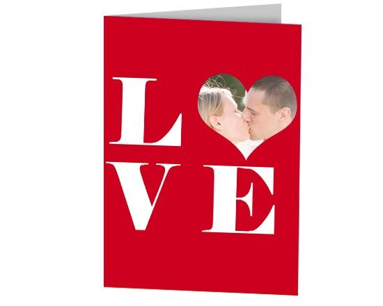 Card con grafica rossa di S.Valentino