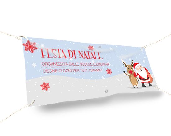 Banner 150x60 Babbo con renna