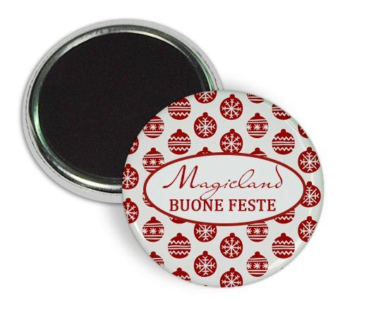 Magnete da frigo Palle di Natale