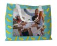 Borsa mare con banane gialle