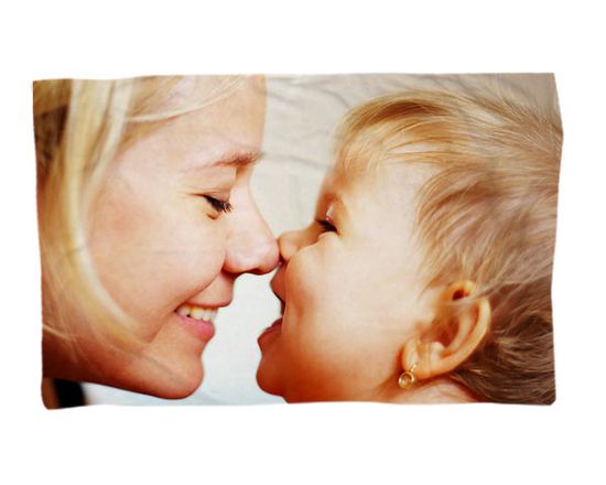 realizza una coperta natalizia con le immagini del tuo bambino