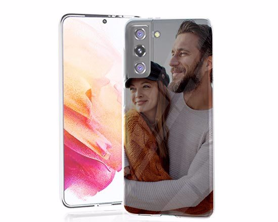 cover per samsung s21 con foto di coppia