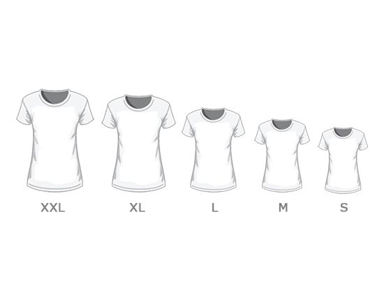 taglie t shirt donna in cotone