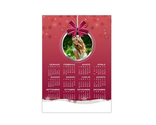 foto calendario a3 magnetico