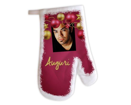 Guanto da forno Purple Christmas