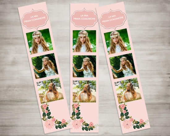 segnalibro da utilizzare come bomboniera per la prima comunione