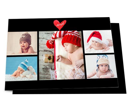 La struttura collage dallo sfondo nero per il magnete