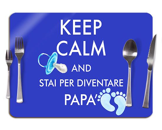 Tovaglietta in sughero con il Keep calm