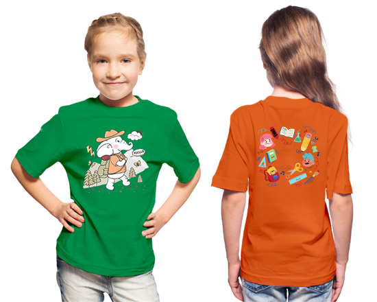 Outfit personalizzato Abbigliamento Abbigliamento unisex bimbi Top e magliette T-shirt T-shirt con disegni 