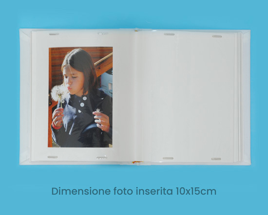 Album foto 16x20 cm interno con foto 10x15 cm