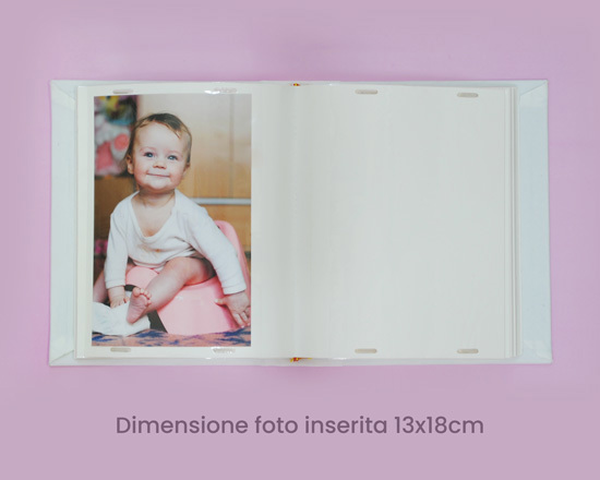 Album foto 16x20 cm interno con foto 13x18 cm