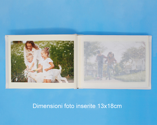 Album foto 20x15 cm cm interno con foto 13x18 cm
