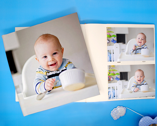 Album foto 26x30 cm con copertina stampata e interno con tasche per le tue foto ricordo