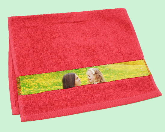 Asciugamani Ospite 30,5x51 cm rosso