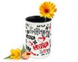 Portafiori personalizzato con grafica romantica