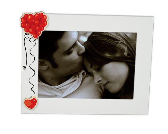 cornice foto palloncino cuori