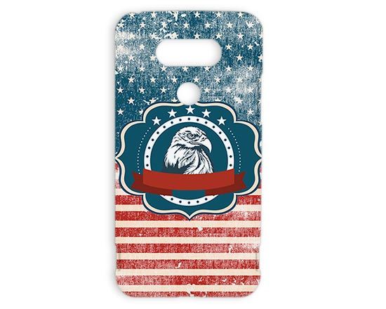La cover con grafica americana e aquila