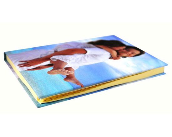 Rubrica con copertina in tessuto personalizzata con foto