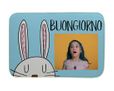 Scendiletto con grafica con coniglietto