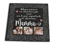 Puzzle quadrato masonite con grafica nera