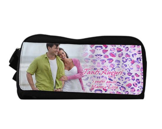 Borsa portascarpe Maculato rosa