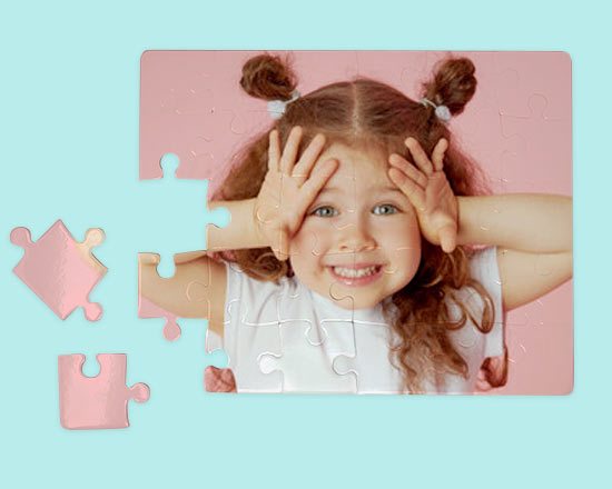 foto su puzzle formato baby