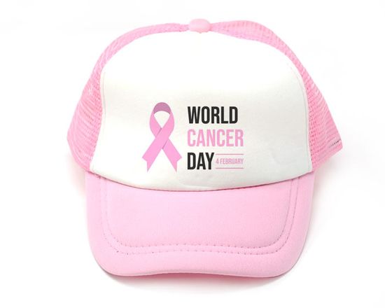 cappellino rosa stampato