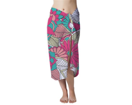 pareo copricostume in chiffon