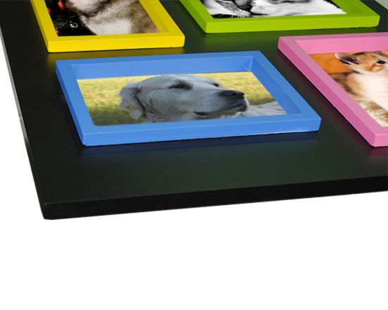 cornice in legno nero da stampare