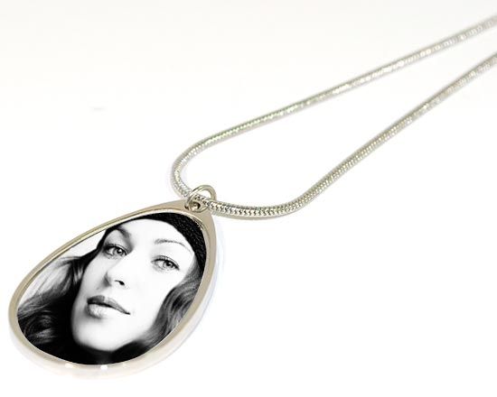 collana in metallo da personalizzare con foto