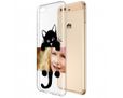 Cover trasparente Huawei P10 Black Cat