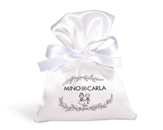 Sacchetti in raso portaconfetti